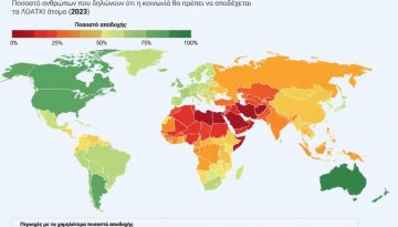 &Pi;&omicron;ύ &epsilon;ί&nu;&alpha;&iota; &tau;&alpha; &chi;&alpha;&mu;&eta;&lambda;ό&tau;&epsilon;&rho;&alpha; &pi;&omicron;&sigma;&omicron;&sigma;&tau;ά &tau;&eta;&sigmaf; &kappa;&omicron;&iota;&nu;ή&sigmaf; &gamma;&nu;ώ&mu;&eta;&sigmaf; &gamma;&iota;&alpha; &tau;&eta;&nu; LGBTQ &kappa;&omicron;&iota;&nu;ό&tau;&eta;&tau;&alpha;